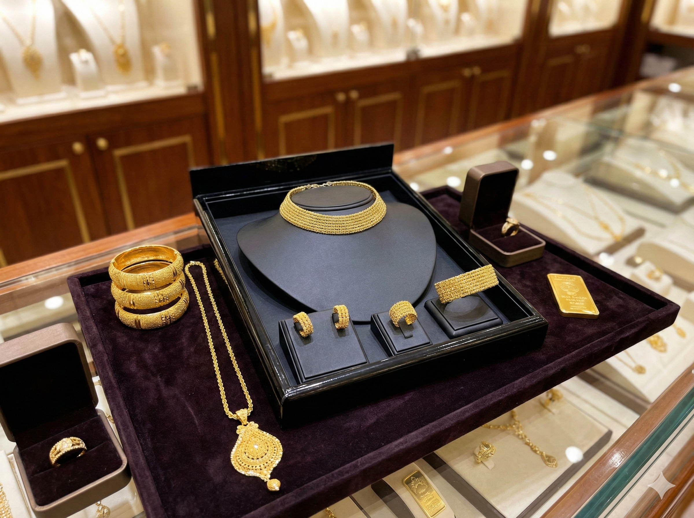 سبائك وأساور ذهب